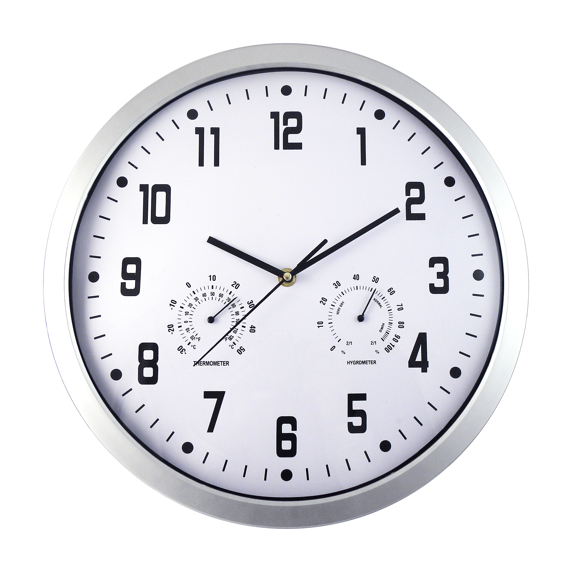 RELOJ DE PARED CON TERMÓMETRO E279